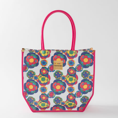 Hexagon Bag(WHITE FLOWER)