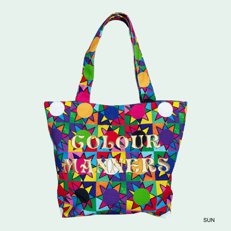 COLOUR MANNERS mini tote