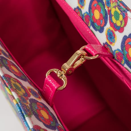 Hexagon Bag(WHITE FLOWER)