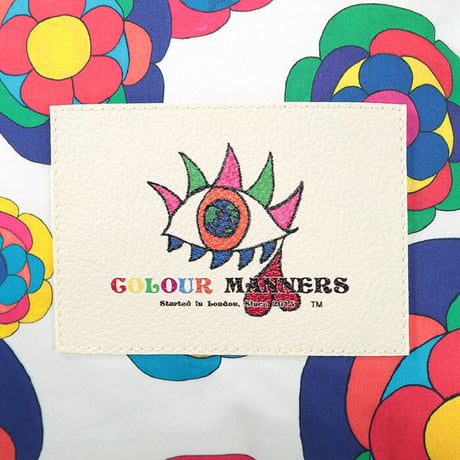 COLOUR MANNERS クッションカバー (WHITE FLOWER)