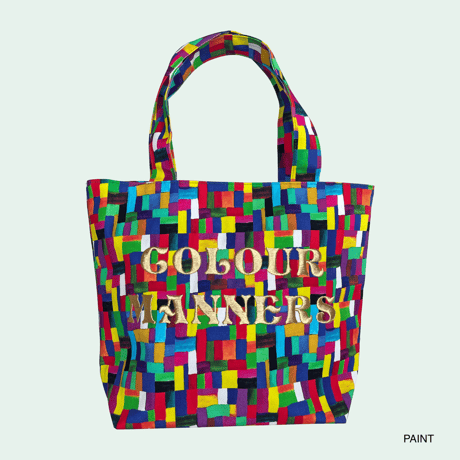 COLOUR MANNERS mini tote