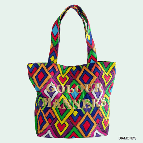 COLOUR MANNERS mini tote
