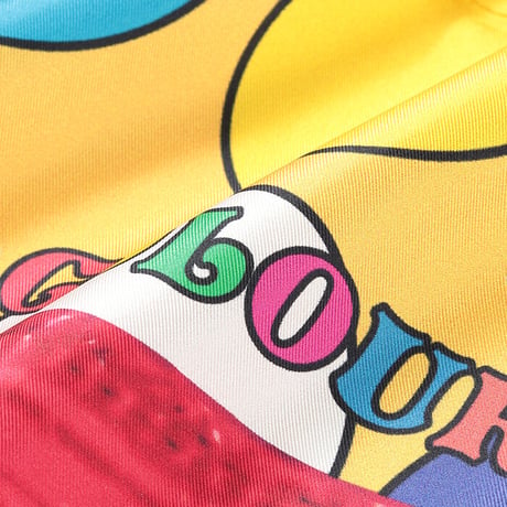 "HELLO, YOUR COLOUR" シルクスカーフ (DOT)