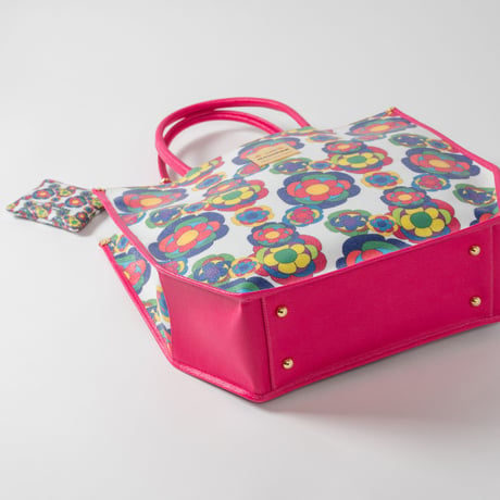 Hexagon Bag(WHITE FLOWER)