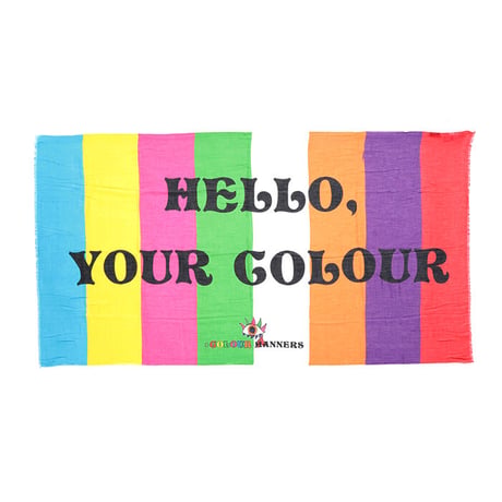 HELLO, YOUR COLOURアメリカンシーアイランドコットンストール(RAINBOW)