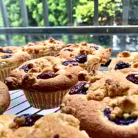 アメリカンチェリーのバニラサワークリームマフィン