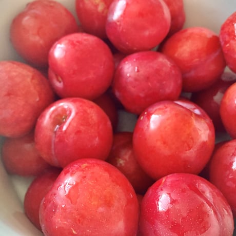 プラムとカシューナッツのクランブルタルト