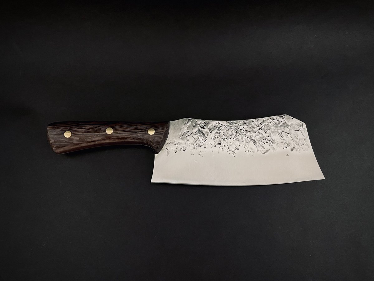 包丁　#076  中華包丁　槌目模様　960g  全長:34cm刃渡:21.5c Amazon.co.jp: 包丁 #076 中華包丁 槌目模様 960g 全長:34cm 刃