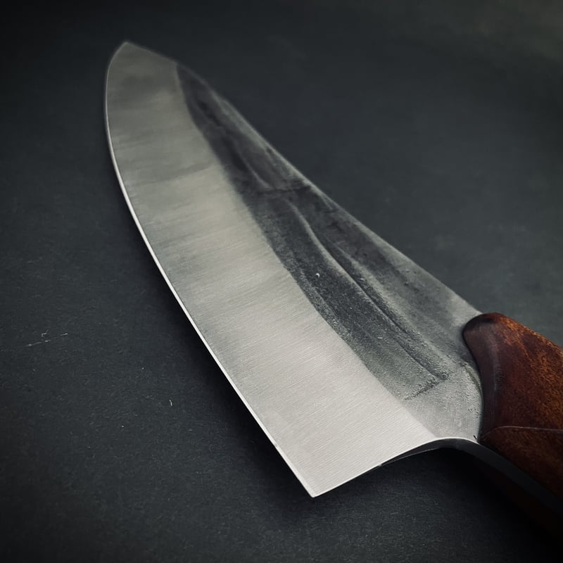 ステンレス製 牛刀 240mm 木製ハンドル 牛刀 ZDP-189 磨き 栗水牛柄