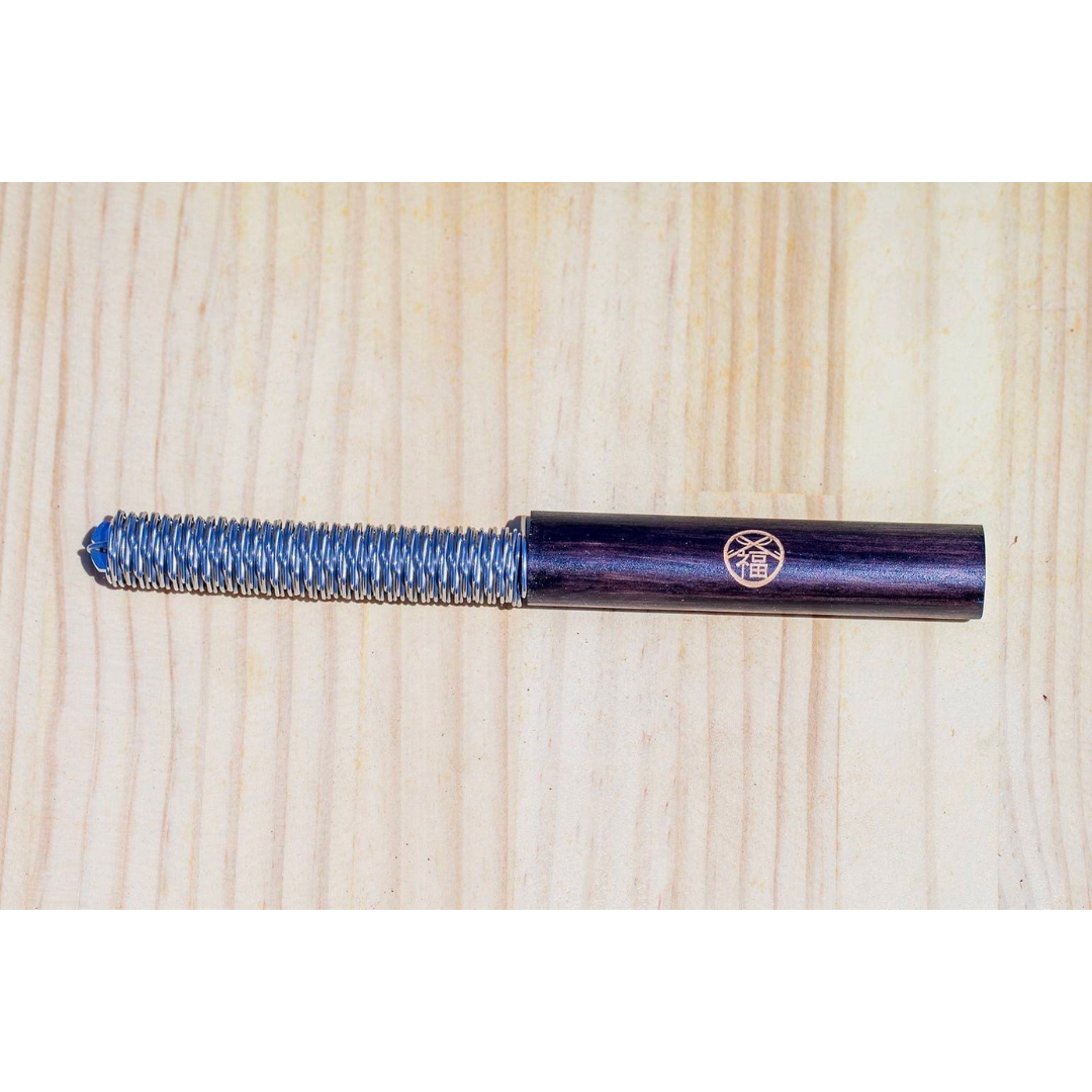 純銀製品　ビンテージ　飾物　ナイフ　現状渡し 釣師専用包丁/フィッシングナイフ 刃渡り11.5cm 両刃 銀三