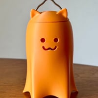 にゃうとどあゴースト「オレンジ」（GoalZero用ランタンシェード）