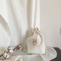 マルチ巾着【It's mime series KUMA】送料込み