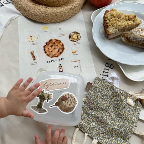 fabric poster  <apple pie>   *For me original