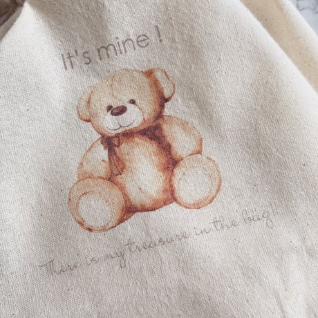 マルチ巾着【It's mime series KUMA】送料込み