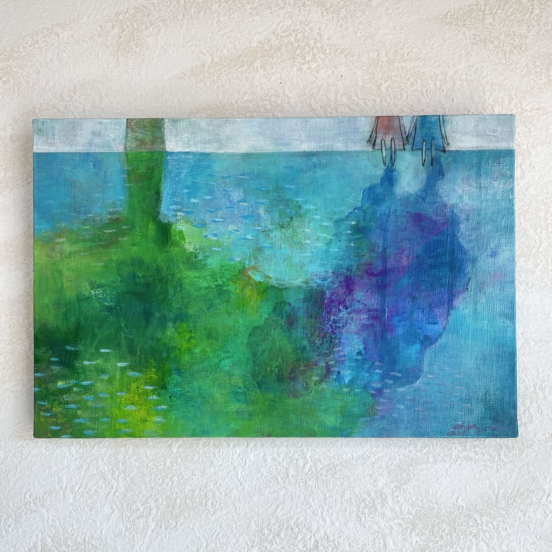 みずいろの風景 -サカサマサマノ木-』 山路絵子 YM015 | art house画美荘