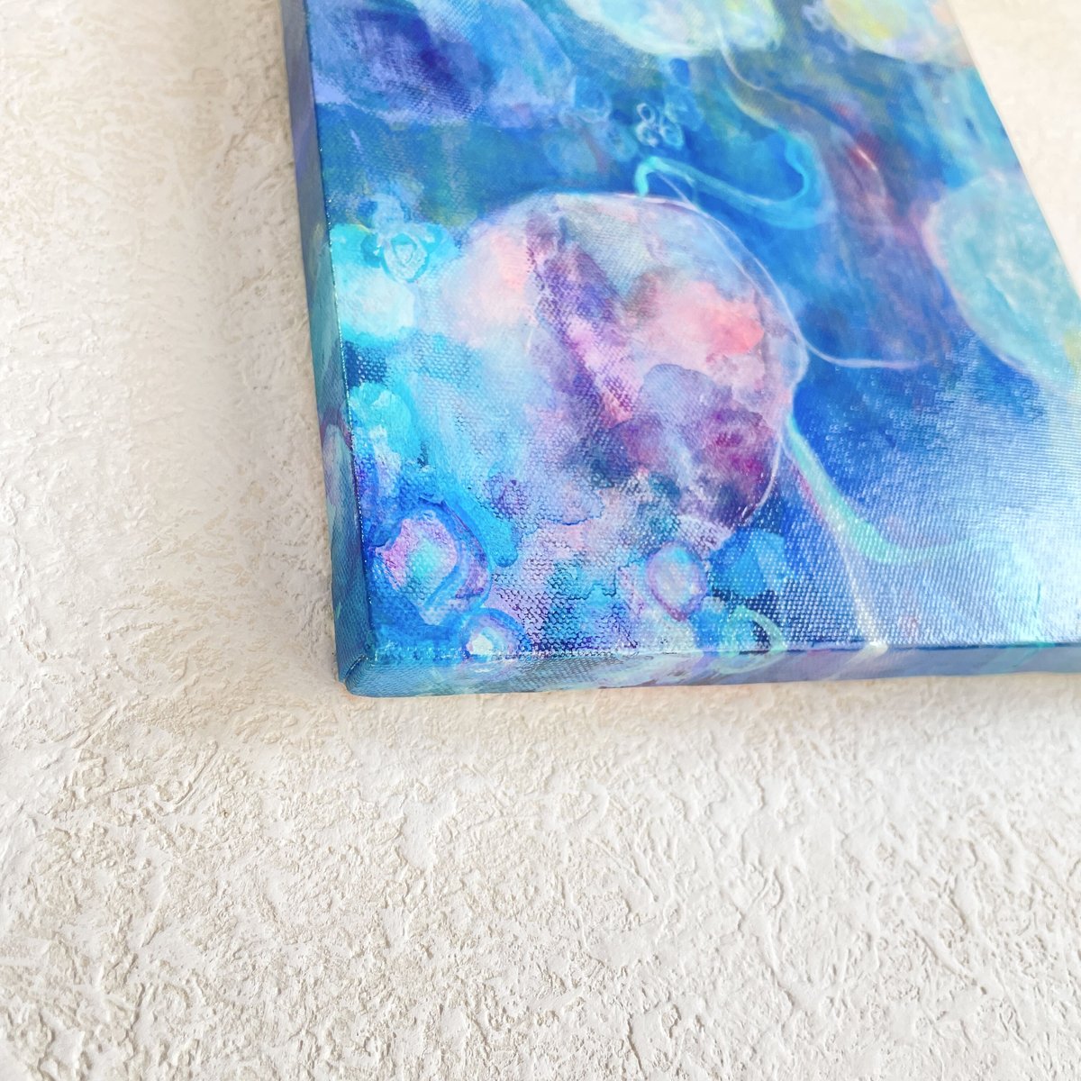 海の絵画 アートパネル ジュリア ホーキンス 『エーゲ海の夏』 100.5×38cm