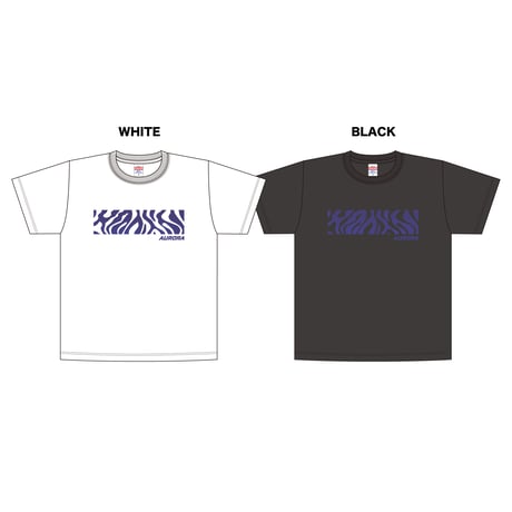オーロラ反射 ゼブラTシャツ