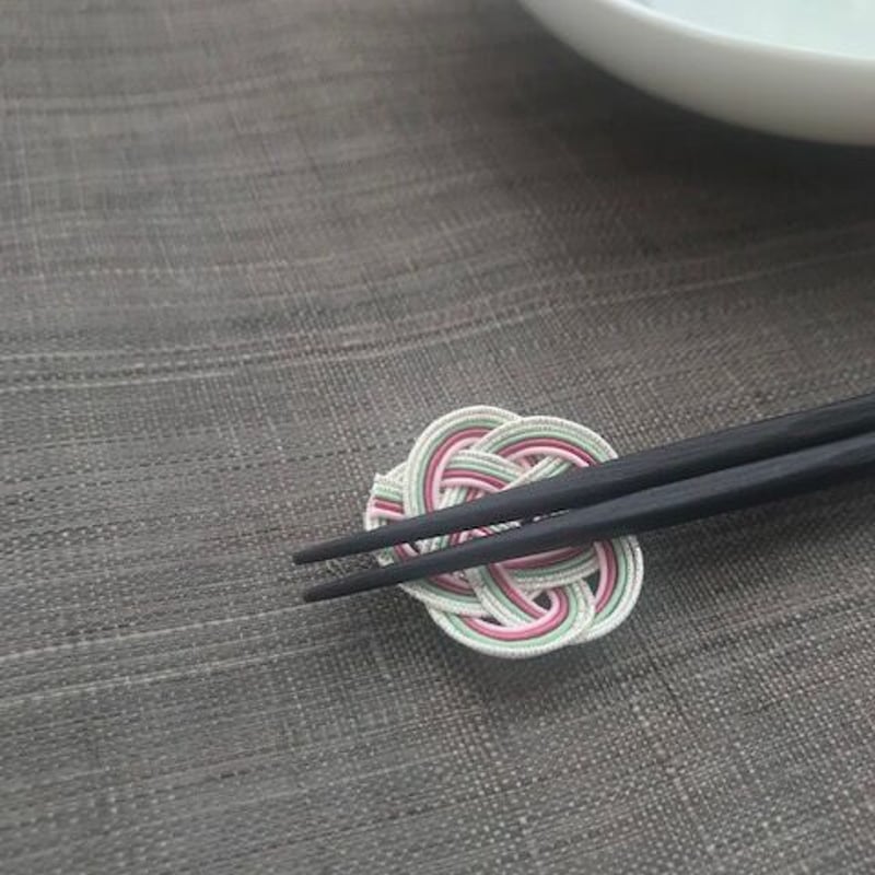 水引細工 箸置き（梅結び カラフル） | 原田麻里商店