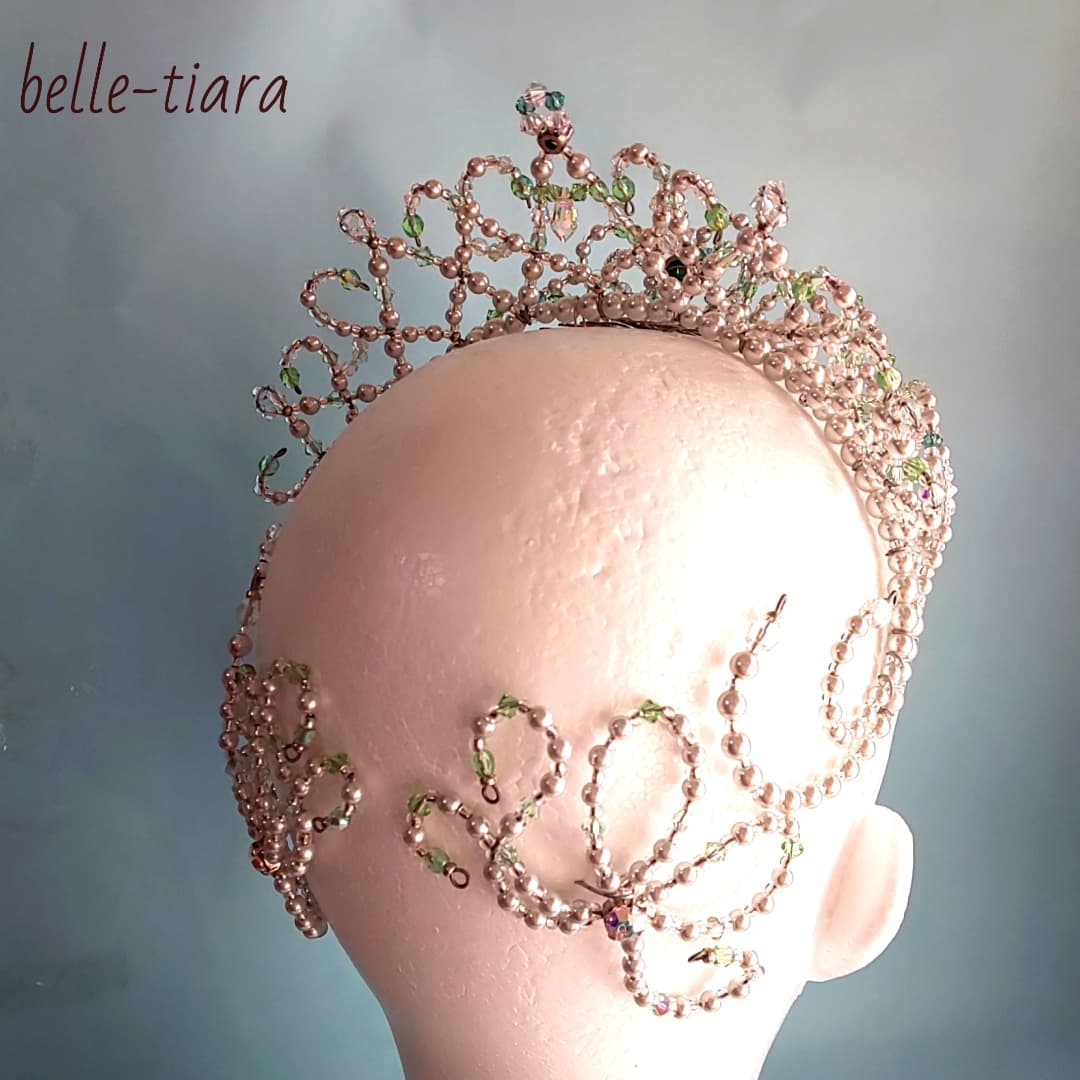 ☆2連シルバーティアラ☆サイドパーツ付 | belletiarass store