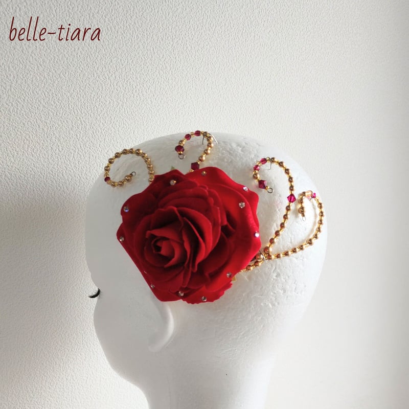 バレエ衣装 チュチュ 頭飾り付き キトリ、パキータetc. ballet スポーツ バレエ衣装 チュチュ 頭飾りバラ付き パキータ