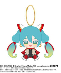 ガンダム45周年×初音ミク Chibiぬいおすわりマスコット　初音ミク×機動武闘伝Gガンダム 【2025年11月下旬発売予定】