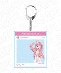 オリジナルアニメ「前橋ウィッチーズ」　SNS風アクリルキーホルダー　赤城 ユイナ　私服(春) ver. 【2025年9月下旬発売予定】