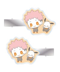 呪術廻戦×サンリオキャラクターズ 虎杖悠仁×ポチャッコ アクリルヘアクリップ2個セット 【2025年9月下旬発売予定】