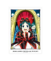 黒魔女さんが通る!! 3巻表紙イラスト A3マット加工ポスター 【2025年10月下旬発売予定】