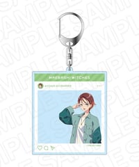 オリジナルアニメ「前橋ウィッチーズ」　SNS風アクリルキーホルダー　北原 キョウカ　私服(春) ver. 【2025年9月下旬発売予定】