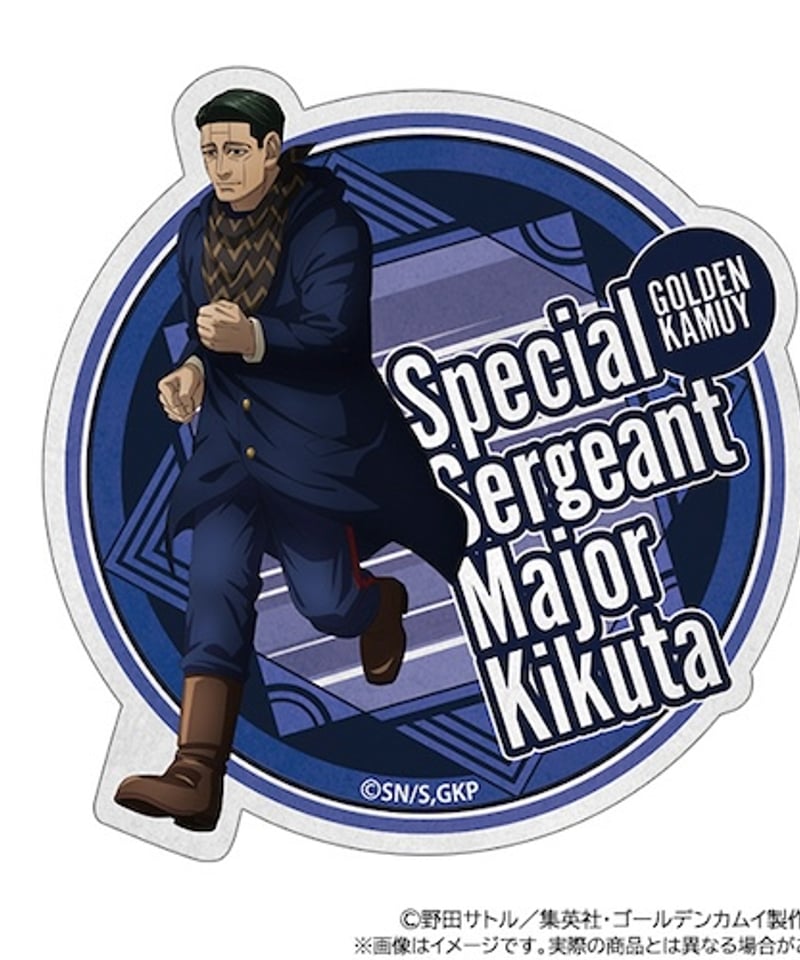 2024年5月下旬発売予定】ゴールデンカムイ ダイカットステッカー／菊田