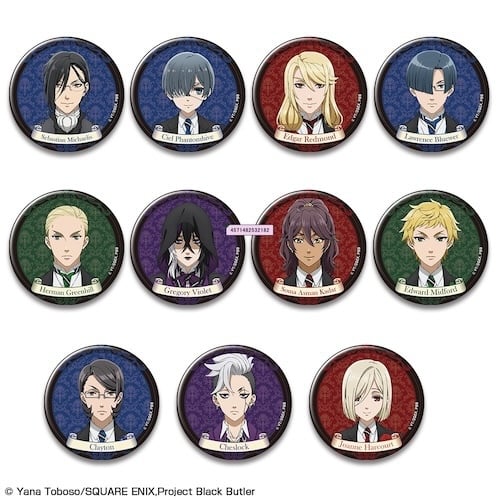 TVアニメ『黒執事 -寄宿学校編-』 11個入りトレーディング缶バッジKTAN