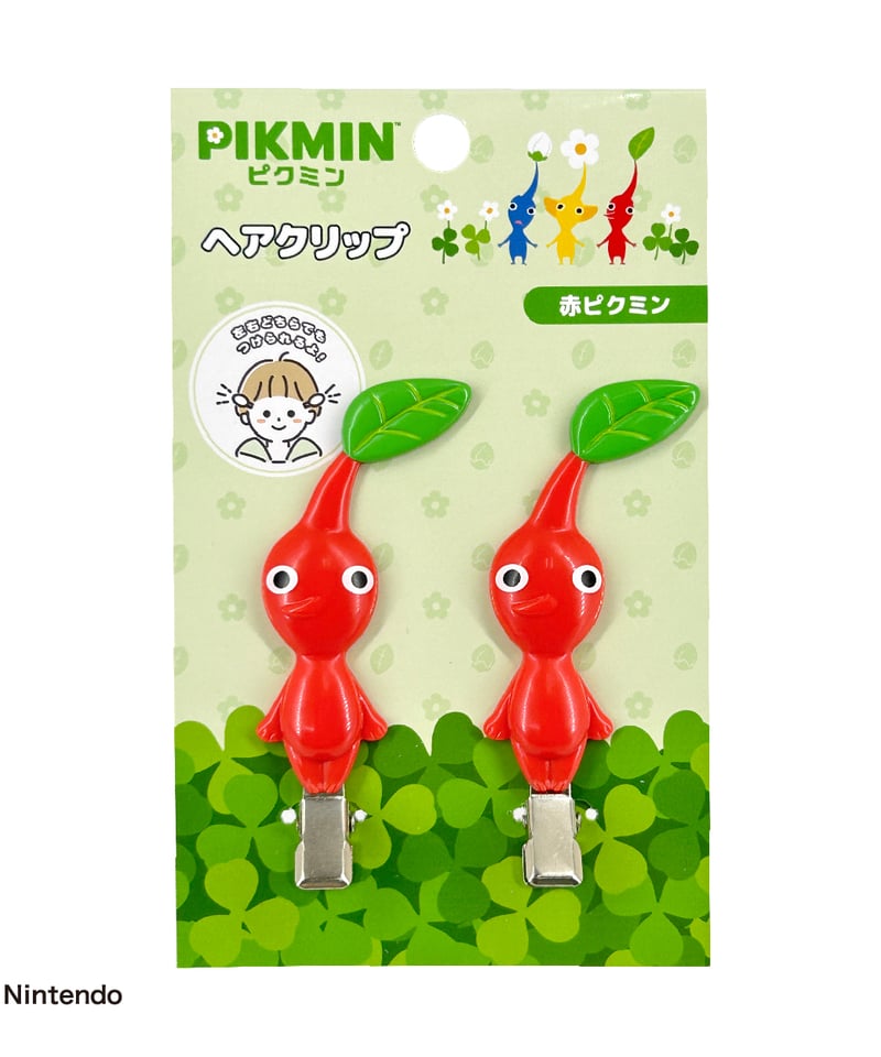 ピクミン PIKMIN ヘアクリップ / 赤ピクミン | 面白雑貨店 ZAKKA-PARK S