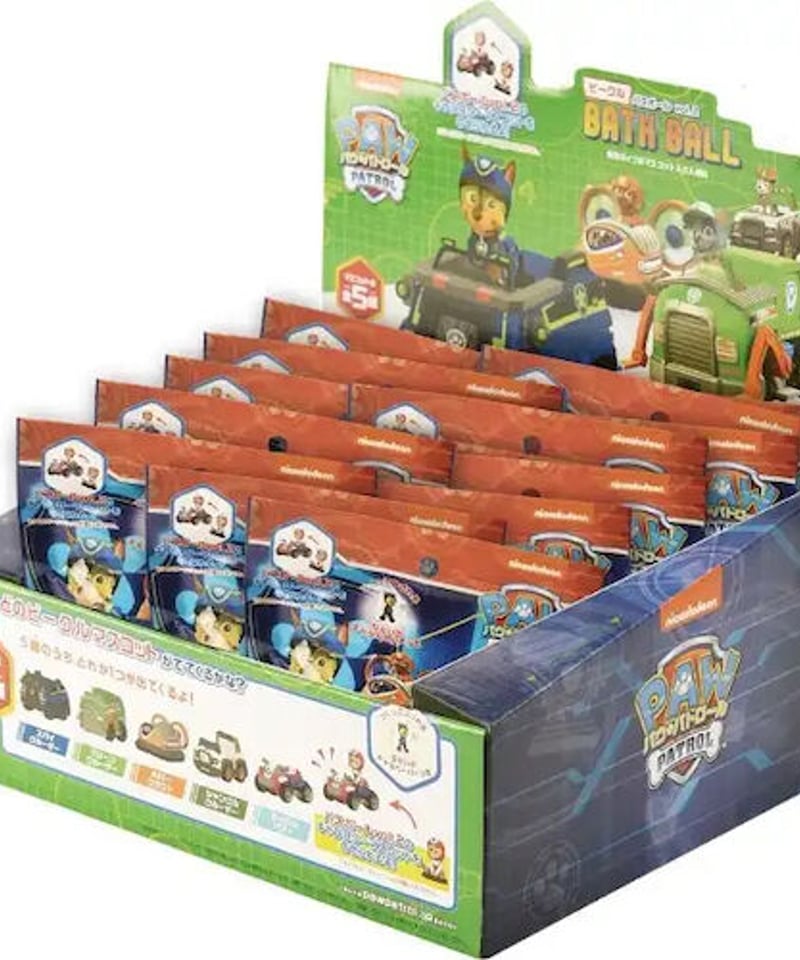 パウ・パトロール ビークル バスボール vol.2 入浴剤 マスコットが