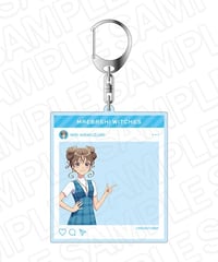 オリジナルアニメ「前橋ウィッチーズ」　SNS風アクリルキーホルダー　上泉 マイ　私服(春) ver. 【2025年9月下旬発売予定】