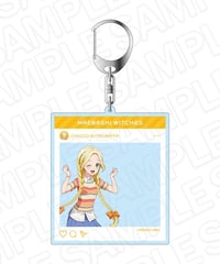 オリジナルアニメ「前橋ウィッチーズ」　SNS風アクリルキーホルダー　三俣 チョコ　私服(春) ver. 【2025年9月下旬発売予定】