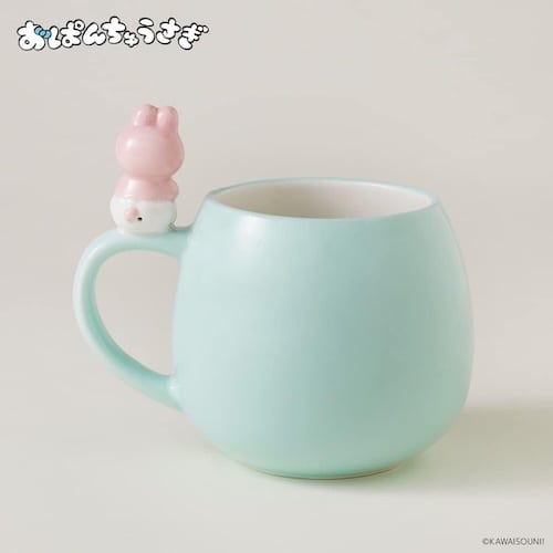フィギュア付きマグカップ おぱんちゅうさぎ | 面白雑貨店 ZAKKA