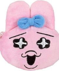 【2024年4月下旬発売予定】おぱんちゅうさぎ カラビナぬいぐるみファスナーマスコットきらき OU-5541424KI
