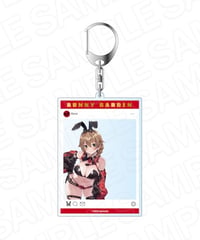 バニーガーデン　SNS風アクリルキーホルダー　花奈　レースクイーン ver. 【2025年10月下旬発売予定】