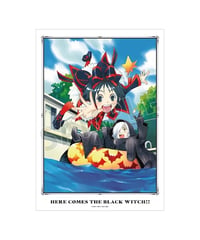黒魔女さんが通る!! 5巻表紙イラスト A3マット加工ポスター 【2025年10月下旬発売予定】