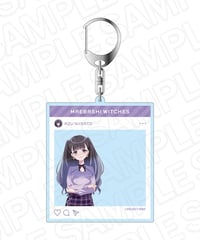 オリジナルアニメ「前橋ウィッチーズ」　SNS風アクリルキーホルダー　新里 アズ　私服(春) ver. 【2025年9月下旬発売予定】