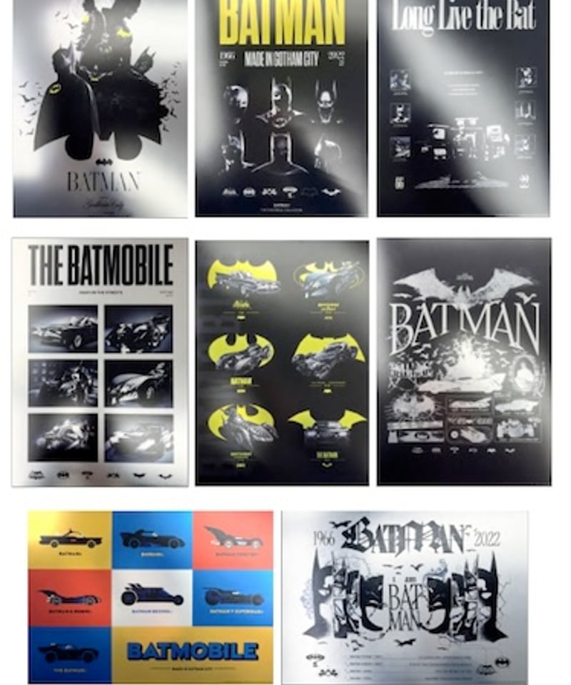 バットマン 85周年 IPO-119 メタリックポスターコレクション 【単品