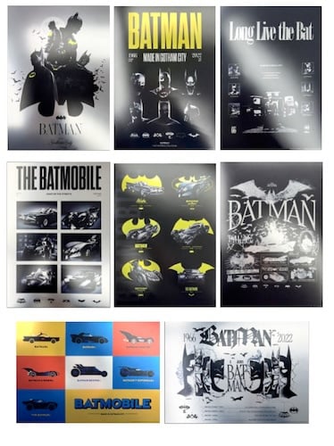 バットマン 85周年 IPO-119 メタリックポスターコレクション 【単品