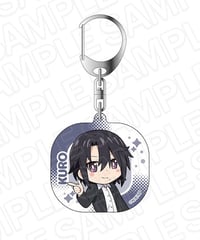 アニメ『忍者と殺し屋のふたりぐらし』　アクリルキーホルダー　黒　デフォルメ ver. 【2025年9月下旬発売予定】