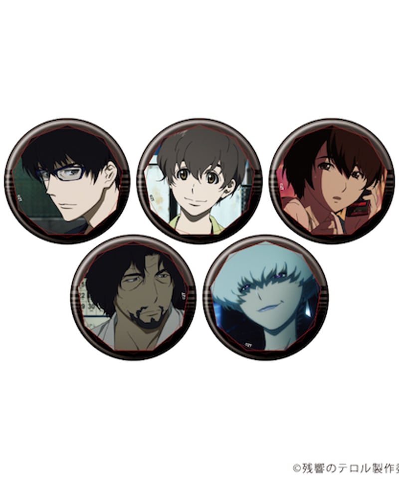 缶バッジ「残響のテロル」01/ブラインド(全5種)(場面写イラスト)【2025