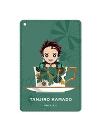 アニメ「鬼滅の刃」 竈門炭治郎 みにきゃら ティーカップver. 1ポケットパスケース 【2025年9月下旬発売予定】
