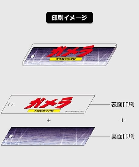 ガメラ ロゴキーホルダー（B） 【2025年7月下旬発売予定】