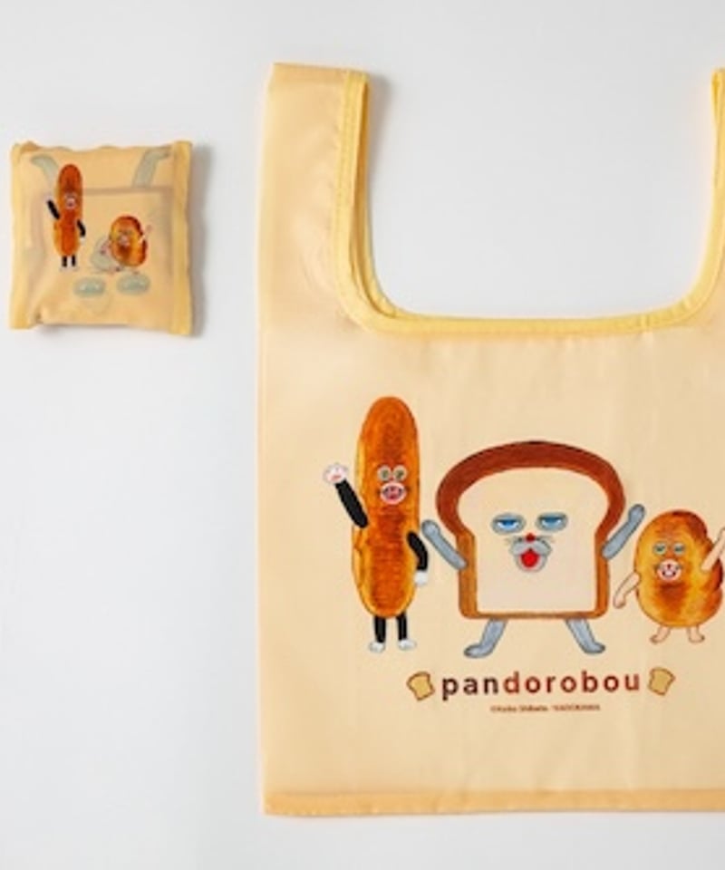 パンどろぼう エコバッグS ほかほかver. | 面白雑貨店 ZAKKA-PARK STORE