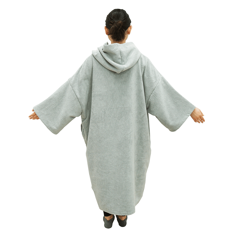 完売】WWsauna サウナポンチョ(グレー)(送料無料 完売】WWsauna サウナポンチョ(グレー)(送料無料