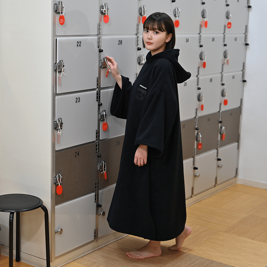 完売】WWsauna サウナポンチョ（ブラック）（送料無料