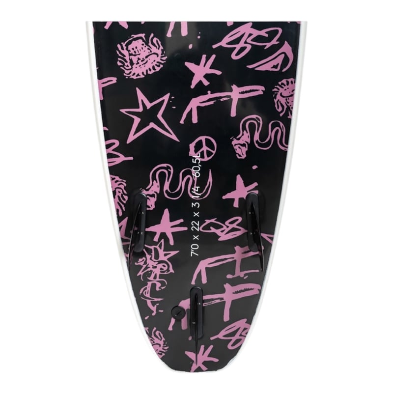 クイックシルバーファンボード ブルー リーシュコード付き定価から20